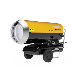 MASTER 360 CALENTADOR PORTÁTIL DE AIRE DE COMBUSTIÓN DIRECTA DE GASÓLEO DE ALTA PRESIÓN