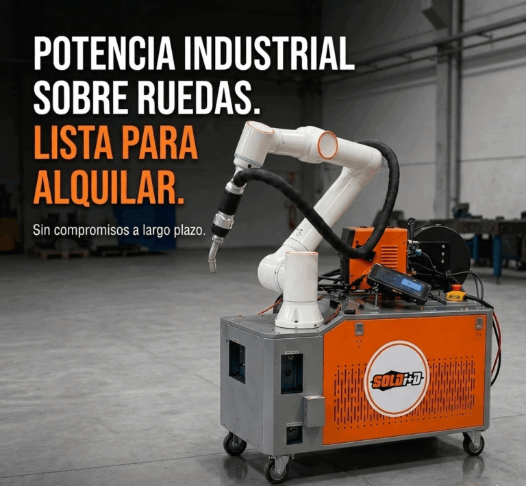 Servicio de alquiler EMS equipo de mano soldadura en SOLDI+D